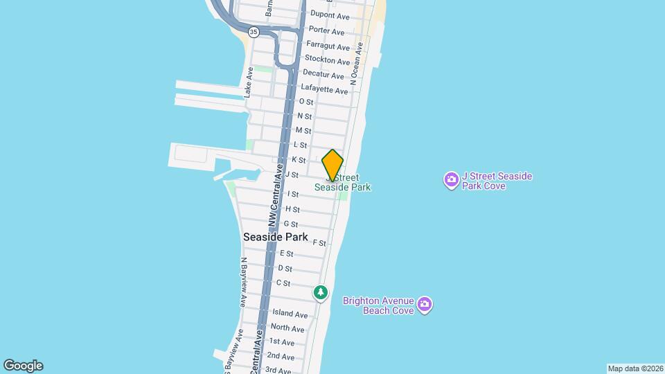 913 N Ocean Ave Map and Location Details