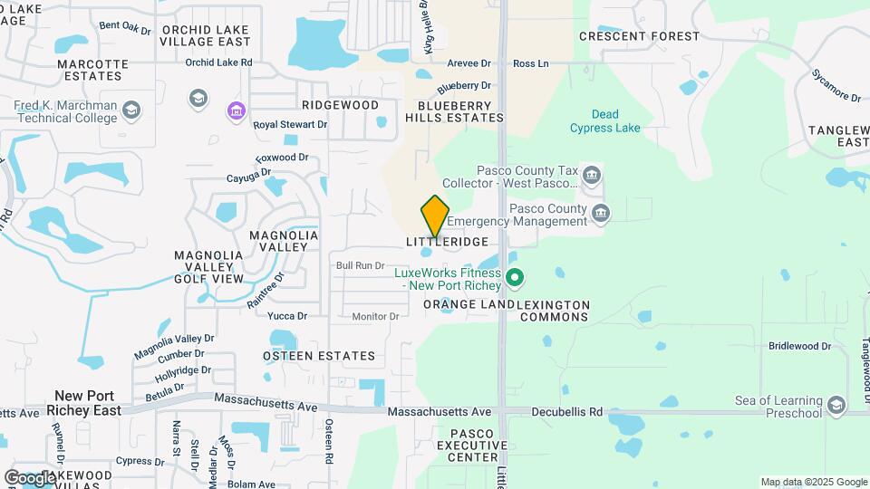 7624 Red Mill Cir Map and Location Details