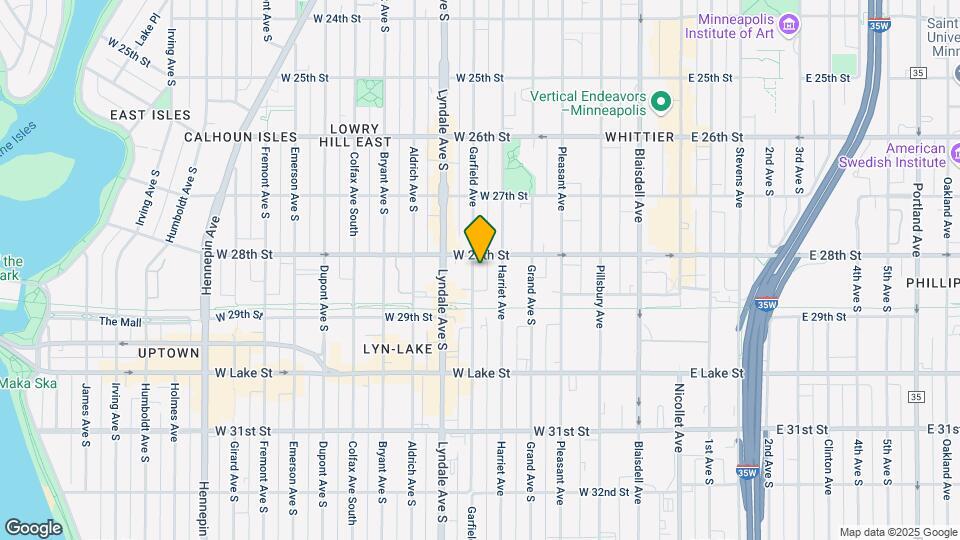 2813 Garfield Ave Map and Location Details