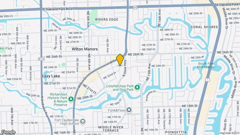 2215 NE 11th Ave Map and Location Details