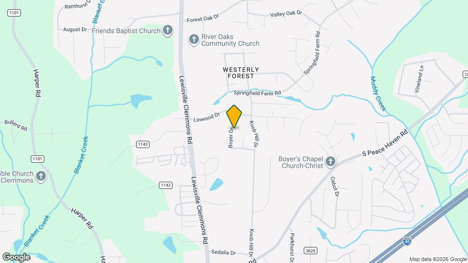 940 Boyer Dr Mapa y Detalles de la Ubicación