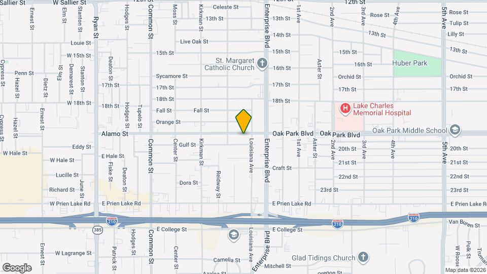 1028 Alamo St Map and Location Details