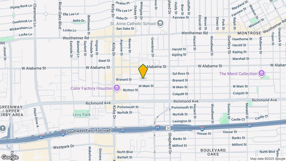 2247 Branard St Map and Location Details