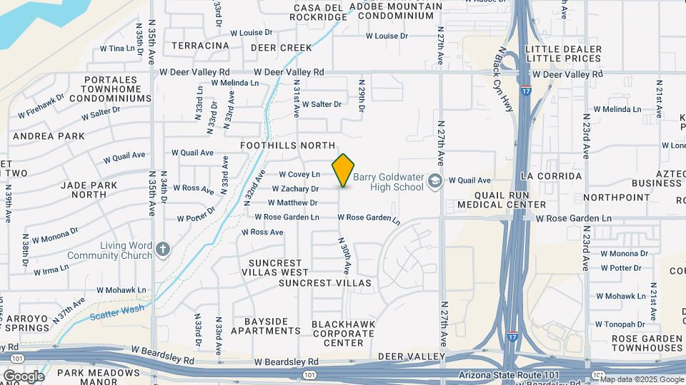 21039 N 30th Ave Map and Location Details