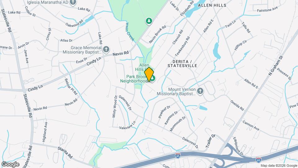 5313 Park Brook Dr Mapa y Detalles de la Ubicación
