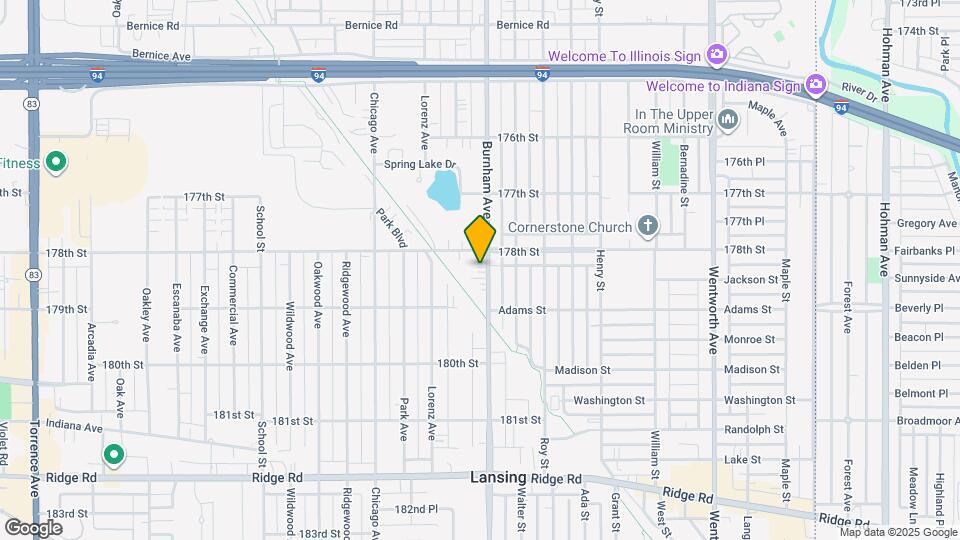 17814 Burnham Ave Map and Location Details