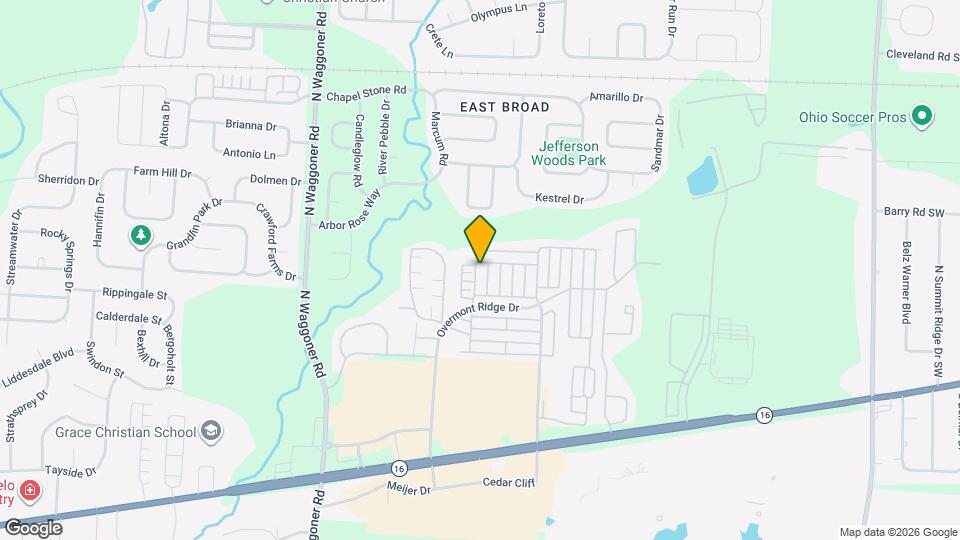 334 Silver Maple Dr Map and Location Details