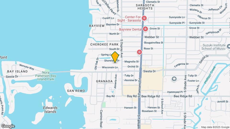 3360 S Osprey Ave Map and Location Details