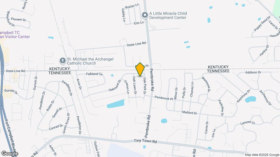 3424 Oak Park Ct Map and Location Details