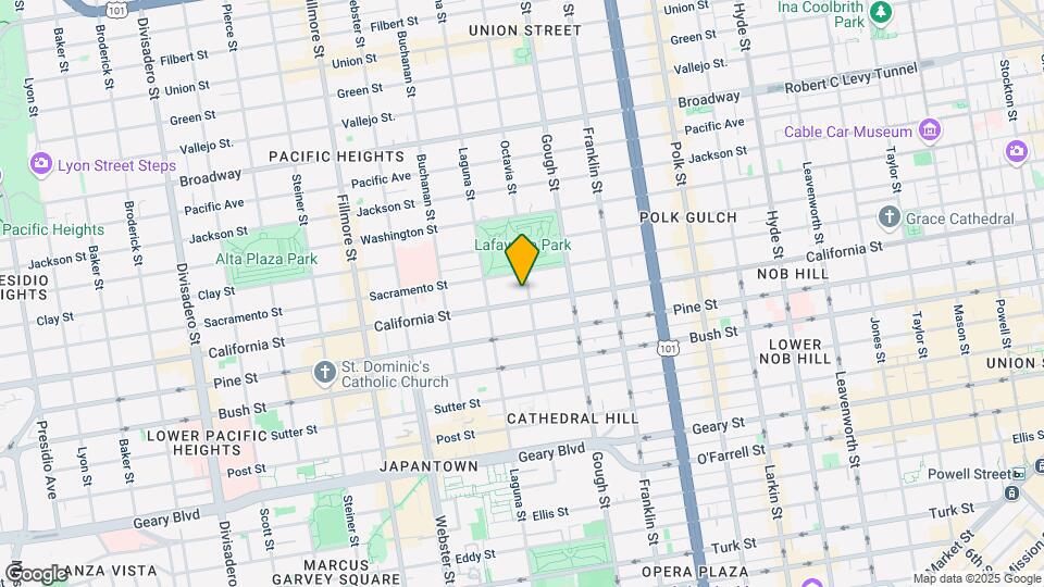 2000 California St Mapa y Detalles de la Ubicación