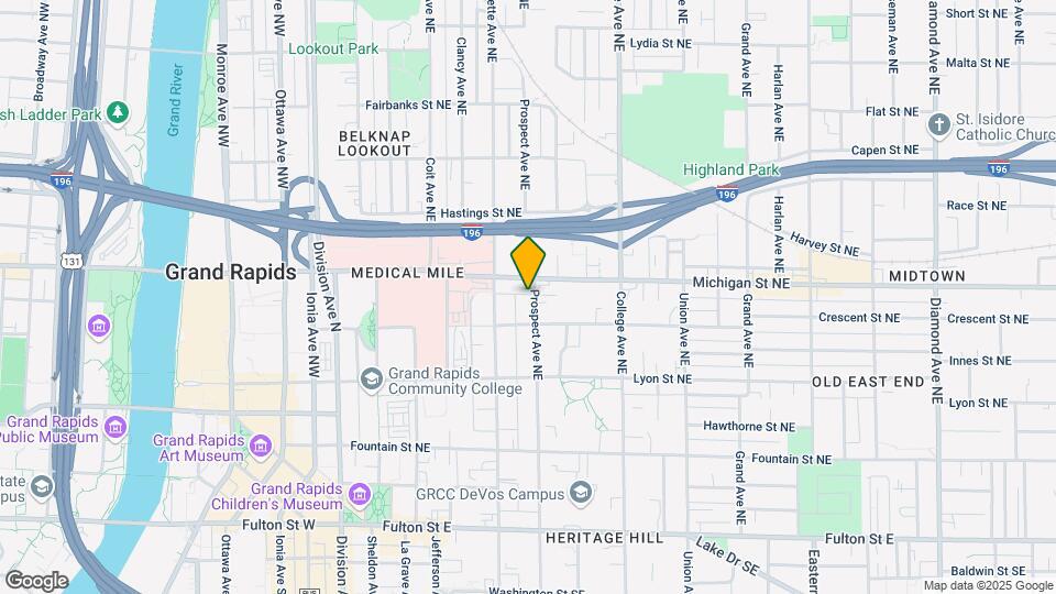 323 NE Prospect Ave Map and Location Details