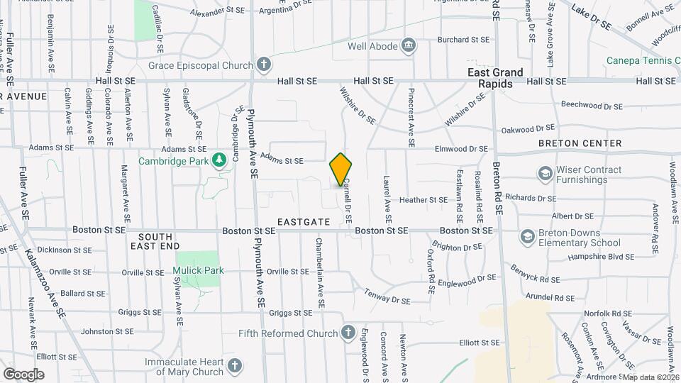 1501 Cornell Dr SE Mapa y Detalles de la Ubicación