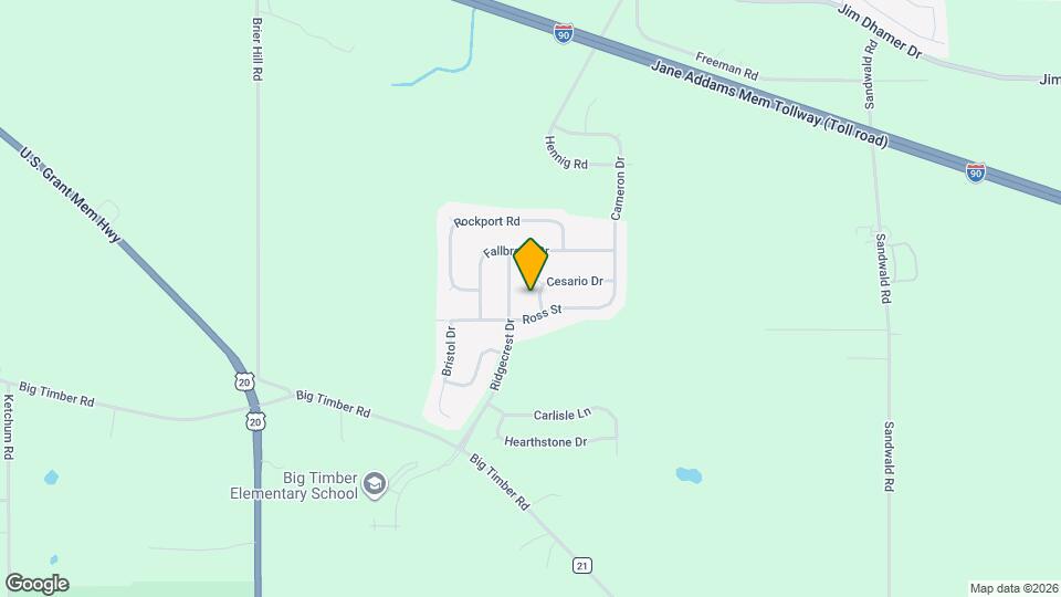 1652 Cesario Dr Map and Location Details