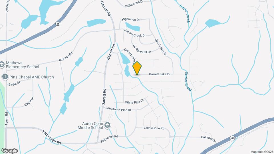 9146 Garrett Lake Dr Map and Location Details