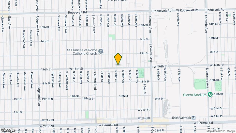 5812 W 16th St Map and Location Details