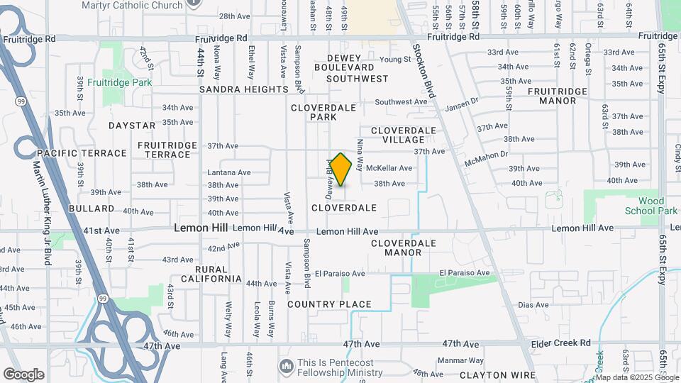 5950 Clover Manor Way Map and Location Details