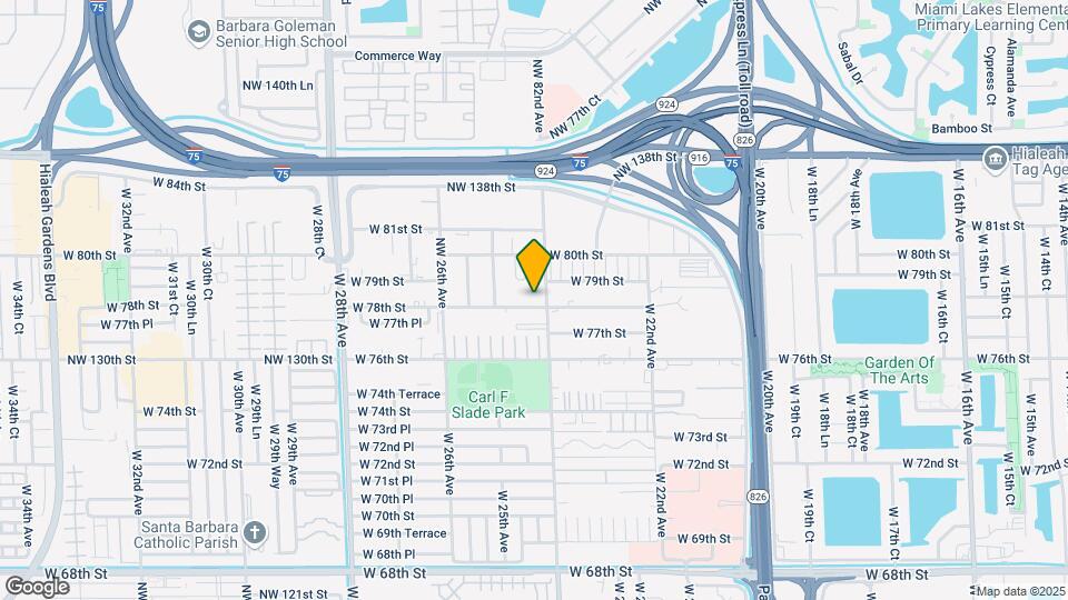 2413 W 78th St Map and Location Details
