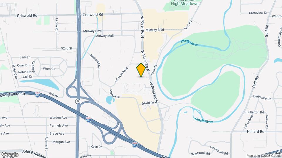 1450 W River Rd N Map and Location Details