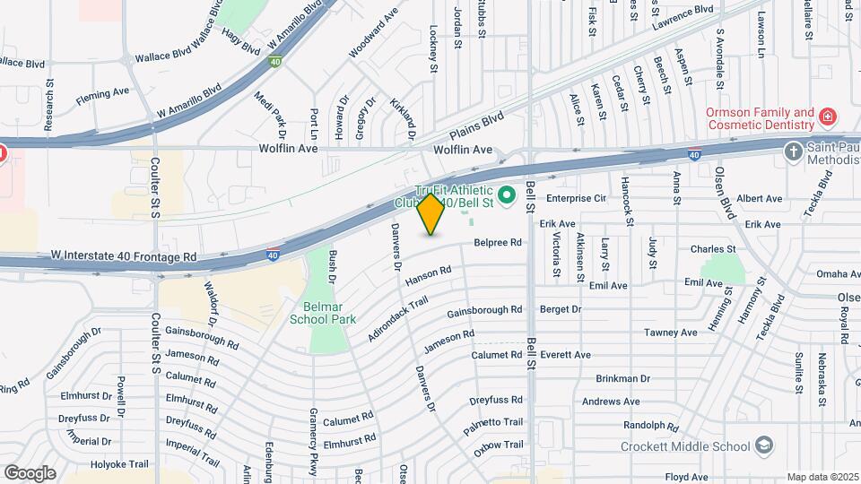 6108 Belpree Rd Map and Location Details