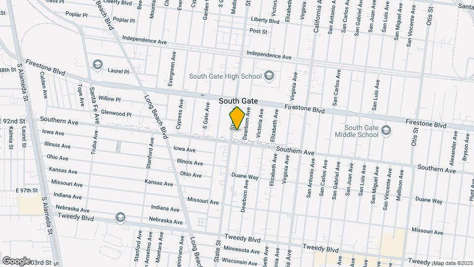 8982 State St Mapa y Detalles de la Ubicación