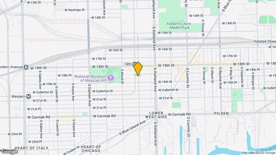1848 S Paulina St Map and Location Details