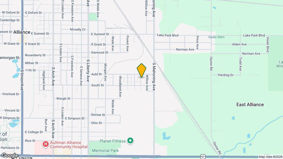 1140 Meadow Ave Map and Location Details