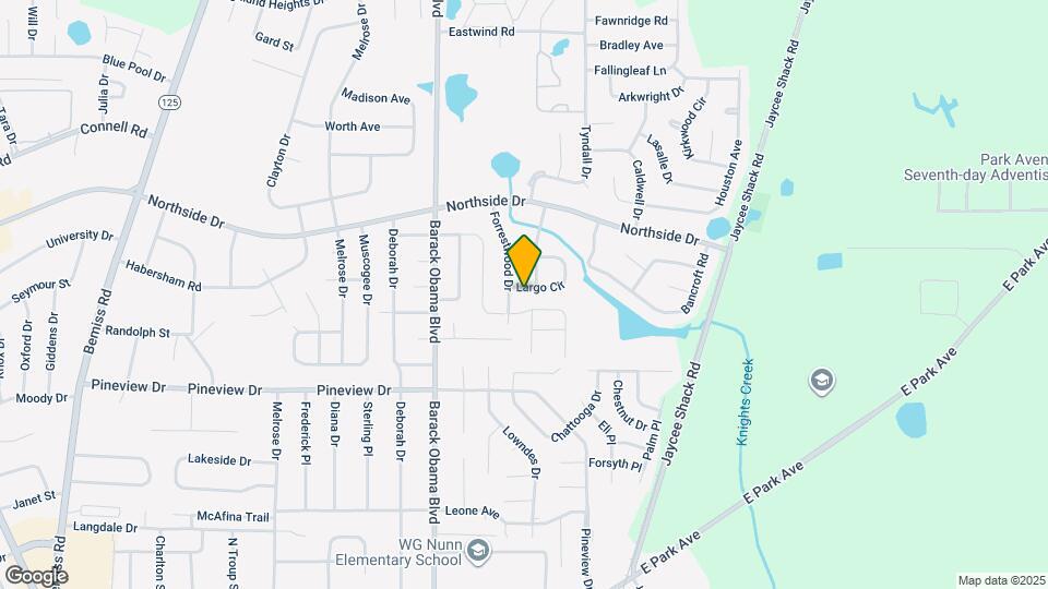 1703 Largo Cir Map and Location Details