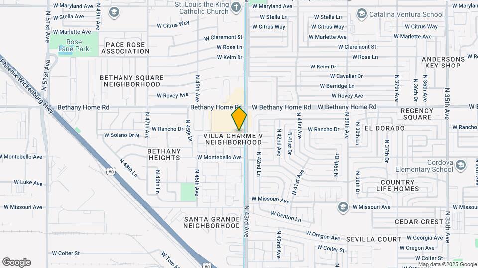 5746 N 43rd Dr Map and Location Details