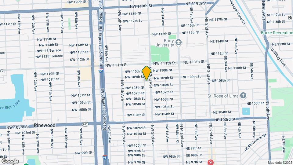 10835 NW 2nd Ct Map and Location Details
