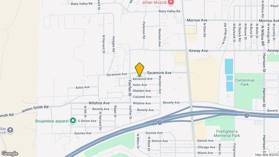 969 Kenwood Ave Map and Location Details