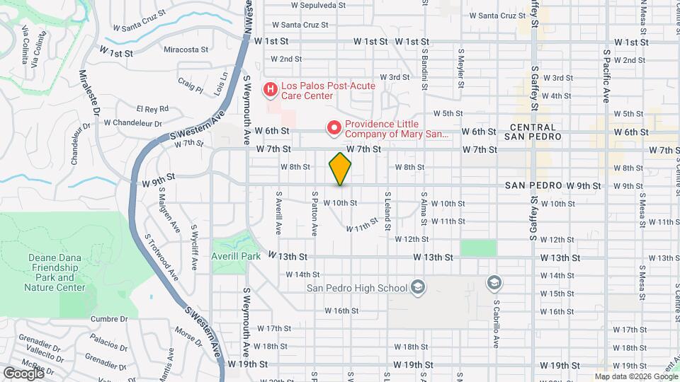 1231 W 9th St Mapa y Detalles de la Ubicación