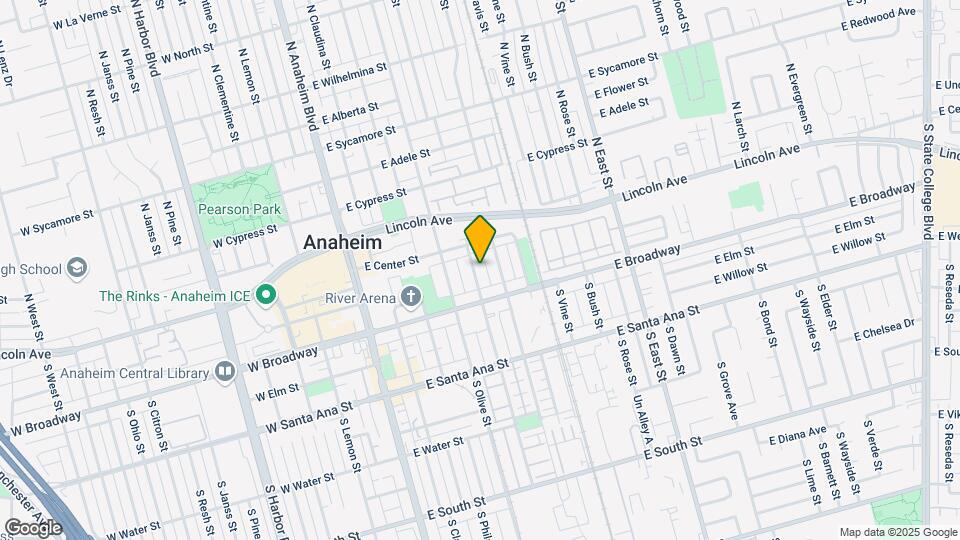 128 S Melrose St-Unit -128 1/2 Map and Location Details