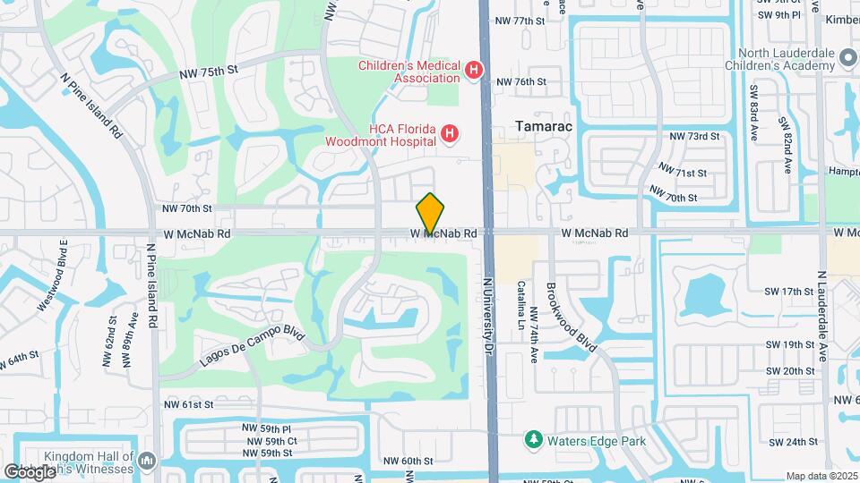 7750 W McNab Rd-Unit -0040 Map and Location Details