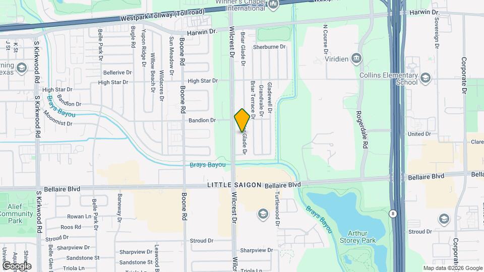 6534 Briar Glade Dr Map and Location Details