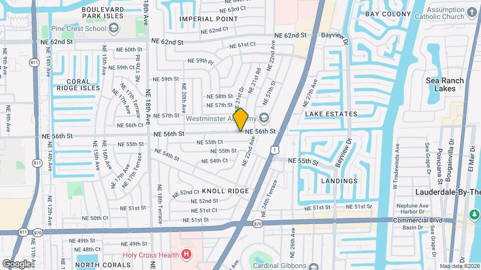 2166 NE 56th St Map and Location Details