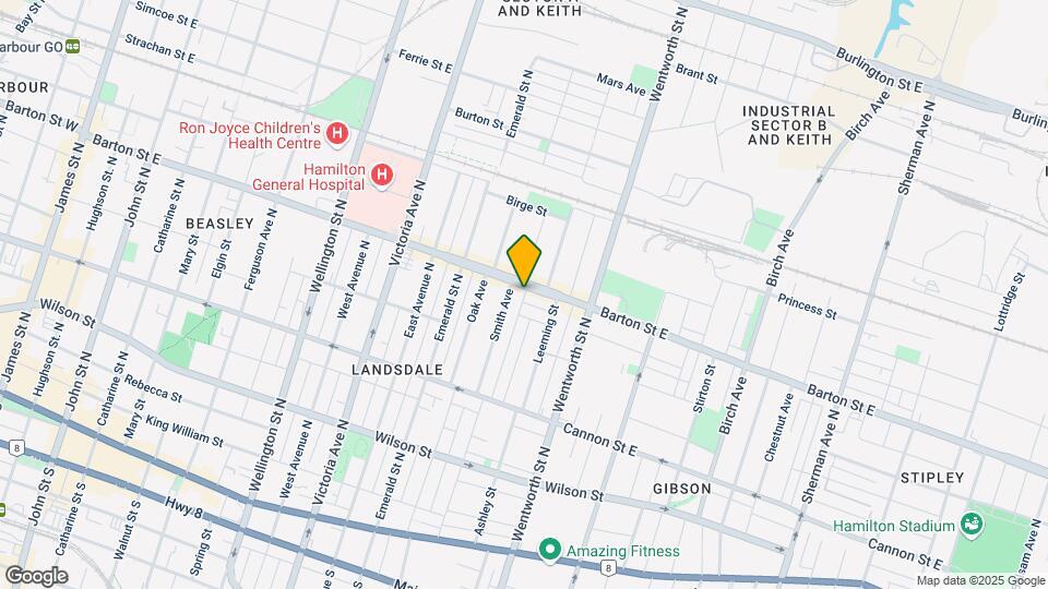 396 Barton St E Map and Location Details