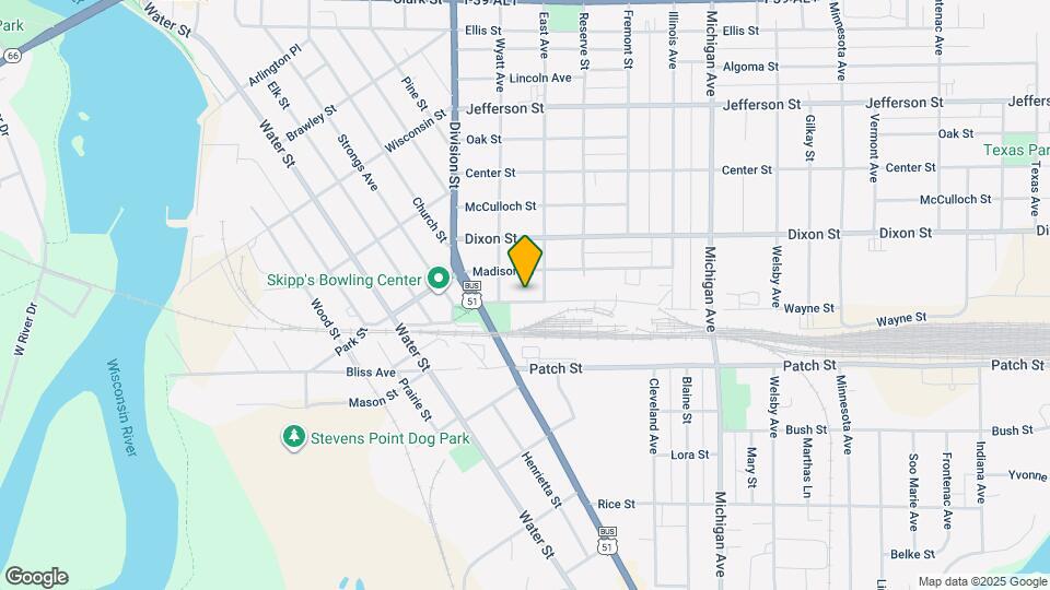 1834 Monroe St, Unit Lower Map and Location Details
