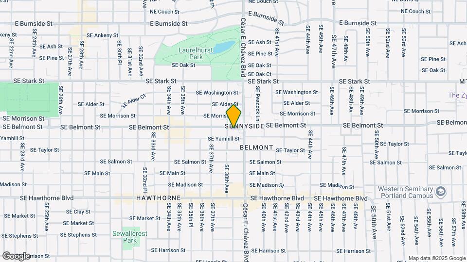 3820 SE Belmont St Map and Location Details