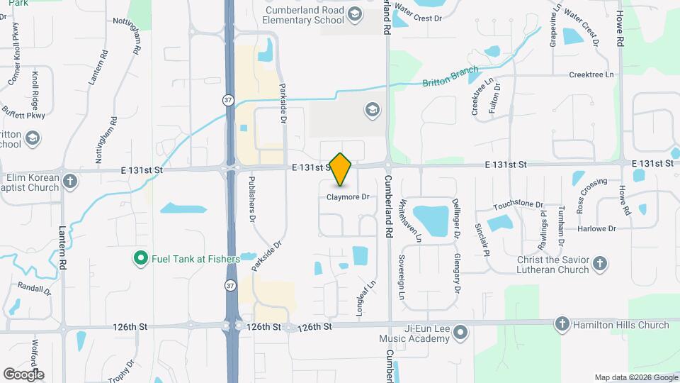 9650 Claymore Dr Map and Location Details