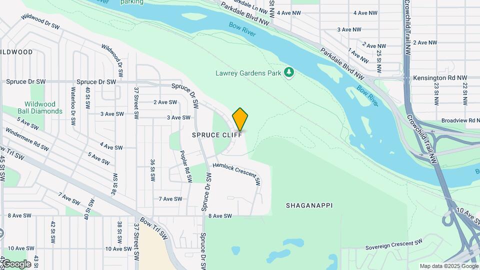 516 Cedar Cres SW Map and Location Details