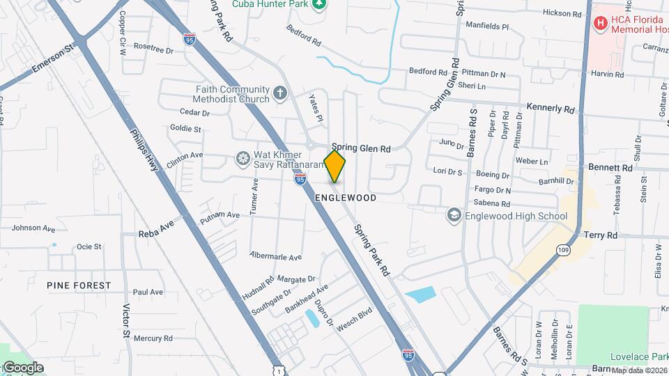 4309 Spring Park Rd Map and Location Details