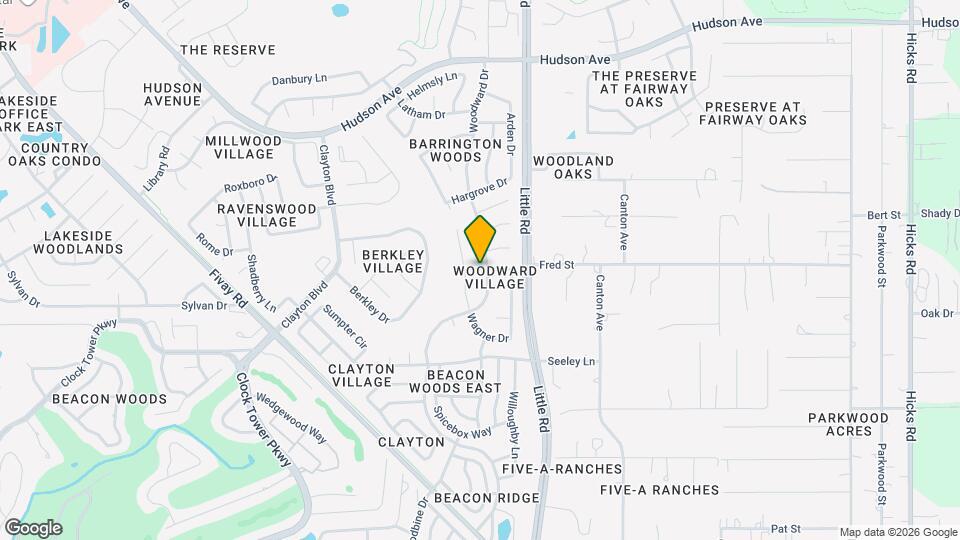 13309 Woodward Dr Mapa y Detalles de la Ubicación