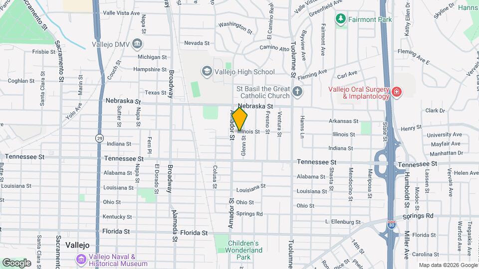 1215 Illinois St Map and Location Details