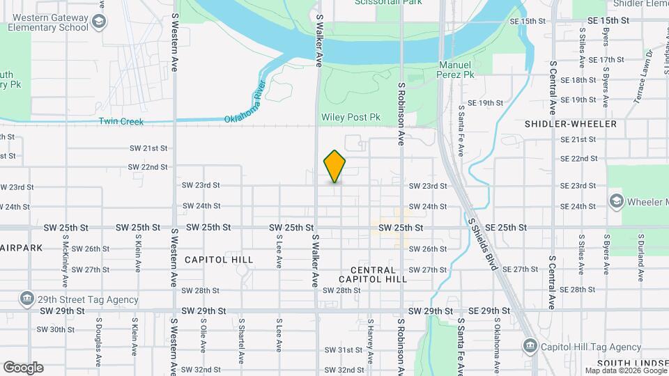 406 SW 23rd St Map and Location Details