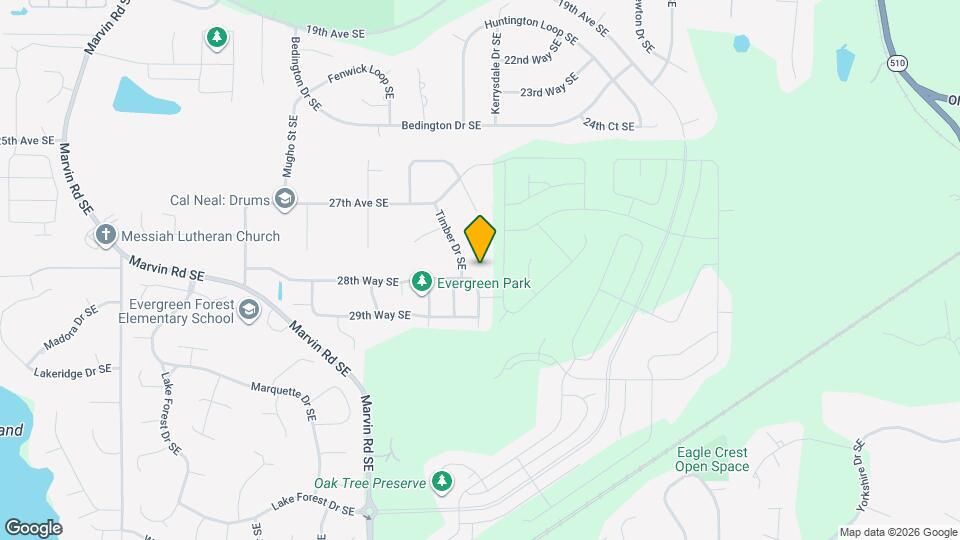 8924 28th Way SE Map and Location Details