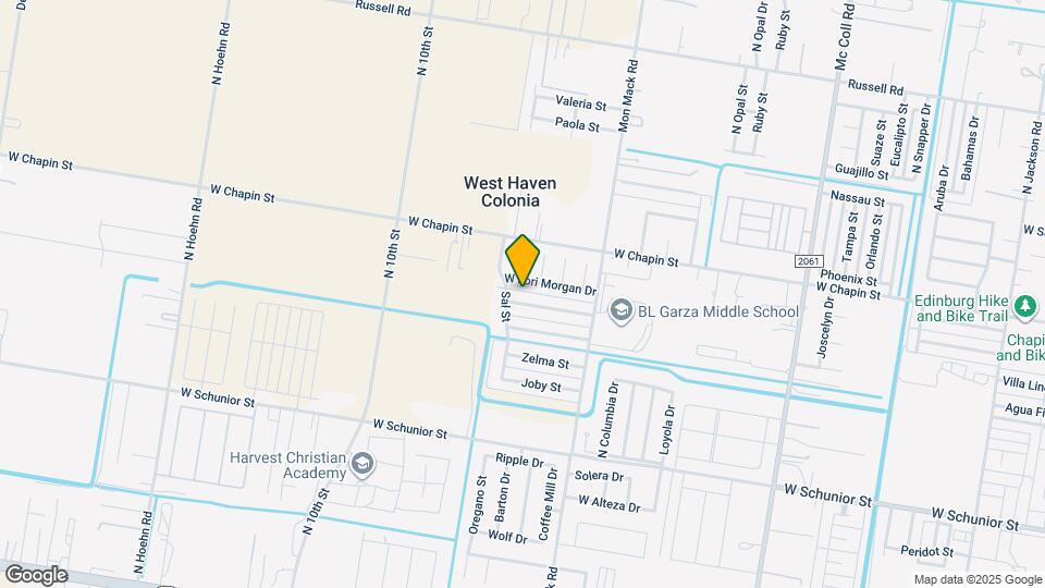 3821 W Sarah Evans St Map and Location Details