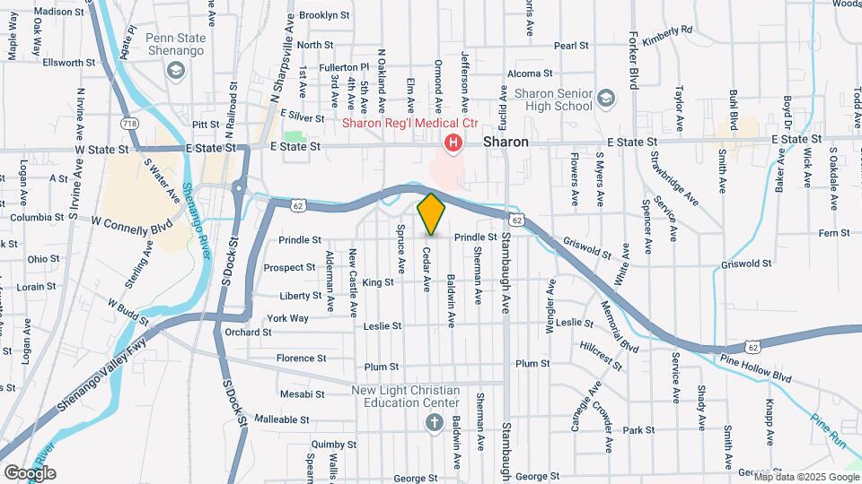 247 Cedar Ave Map and Location Details