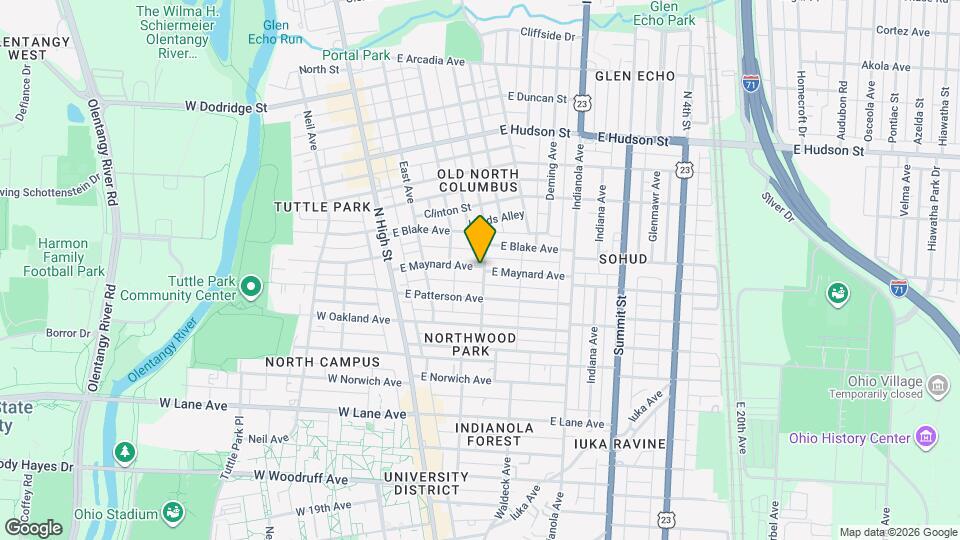 2353 Adams Ave Map and Location Details