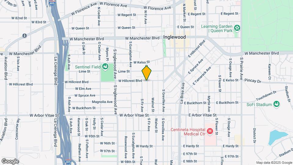 150 W Hillcrest Blvd Map and Location Details
