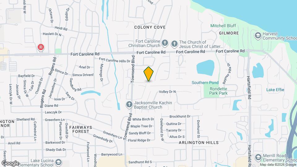 7364 Townsend Village Ln Map and Location Details